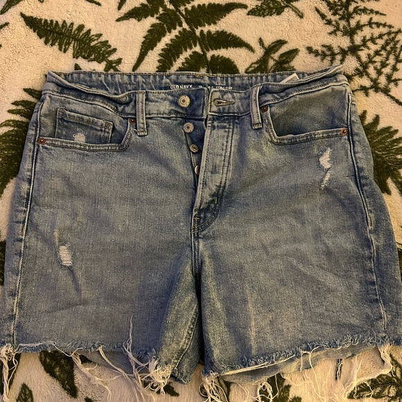 Old Navy Pants - Old Navy Light Blue Distressed Jean Shorts